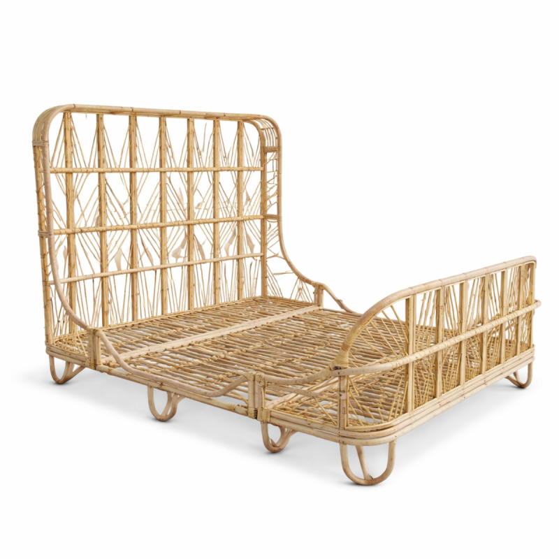 Rotan bed Queen 160x200